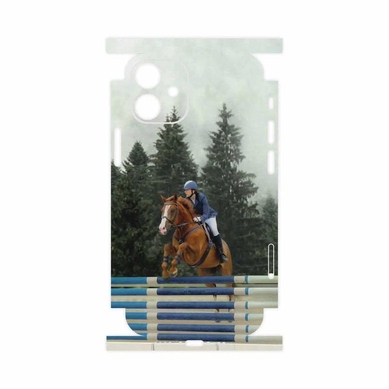 برچسب پوششی ماهوت مدل Equestrianism-FullSkin مناسب برای گوشی موبایل اپل iPhone 12 mini