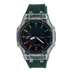 ساعت مچی عقربه ای مدل دو زمانه کد 166