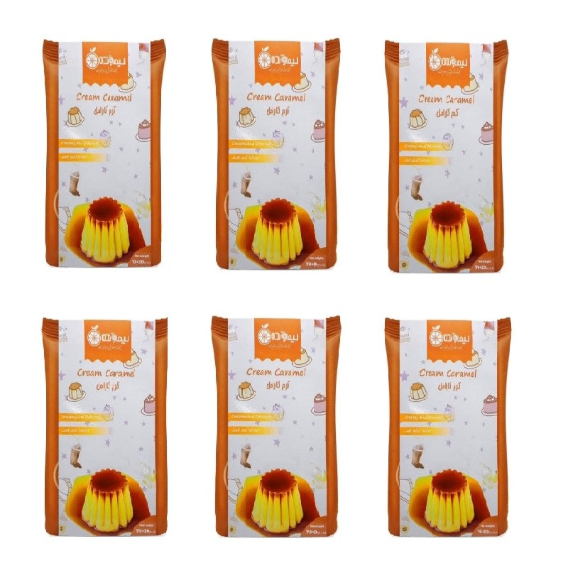 کرم کارامل لیمونده - 540 گرم بسته 6 عددی