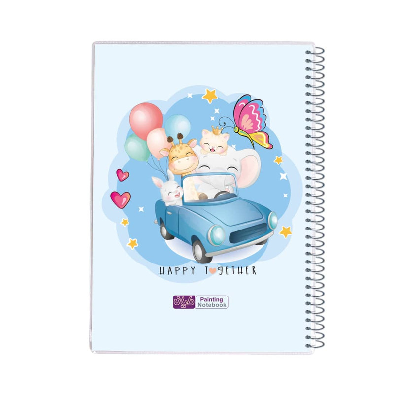 دفتر نقاشی ۵۰ برگ دایان طرح فیلی کد ۵۱۷۴۱ بسته ۴ عددی