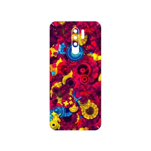 MAHOOT Vector Flower Garden Digital Art Cover Sticker for Xiaomi Redmi 9
