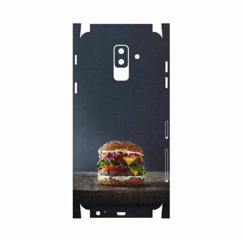 برچسب پوششی ماهوت مدل Hamburger-FullSkin مناسب برای گوشی موبایل سامسونگ Galaxy A6 Plus 2018