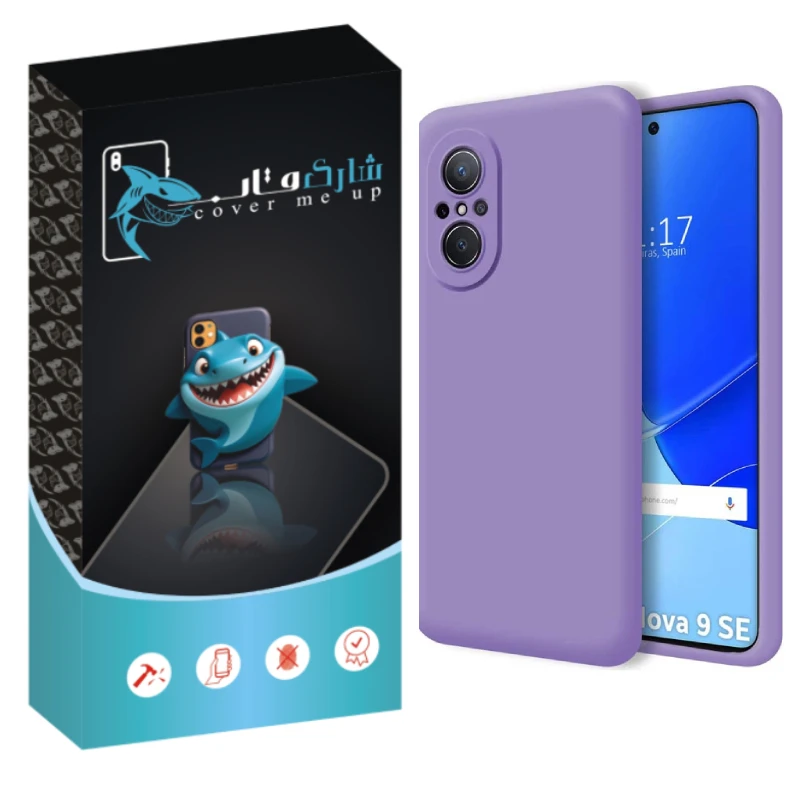 کاور شارک قاب مدل سیلیکونی مناسب برای گوشی موبایل هوآوی Nova 9 SE