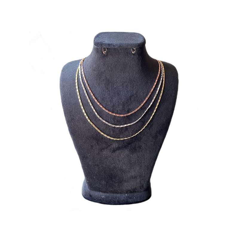 گردنبند زنانه مدل سه ردیفه