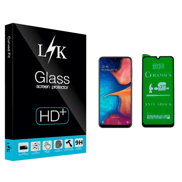 محافظ صفحه نمایش 9D ال کی مدل +LITE مناسب برای گوشی موبایل سامسونگ Galaxy A20 / A30 / A50 / M30