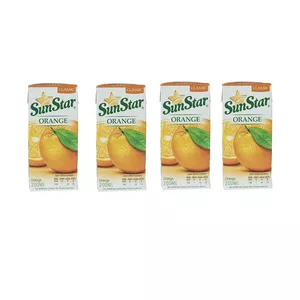 نوشیدنی پرتقال سان استار - 0.2 لیتر بسته 4 عددی
