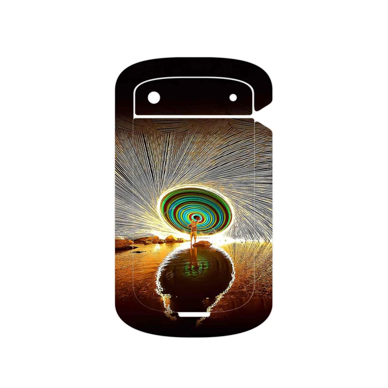 برچسب پوششی ماهوت مدل Night Light Fountain مناسب برای گوشی موبایل بلک بری Bold Touch 9900