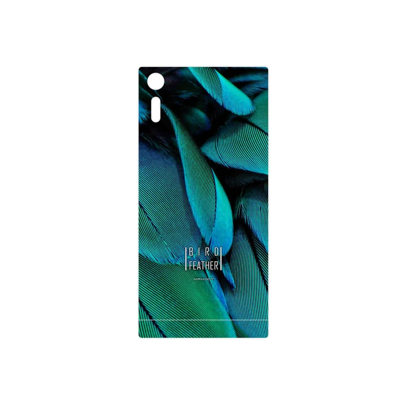 برچسب پوششی ماهوت مدل Green Feather مناسب برای گوشی موبایل سونی Xperia XZ