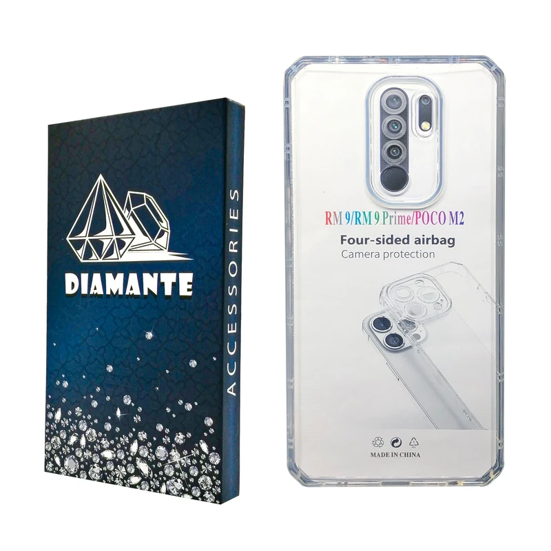 کاور دیامانته مدل Nahid Navy مناسب برای گوشی موبایل شیائومی Redmi 9 Prime / Redmi 9 