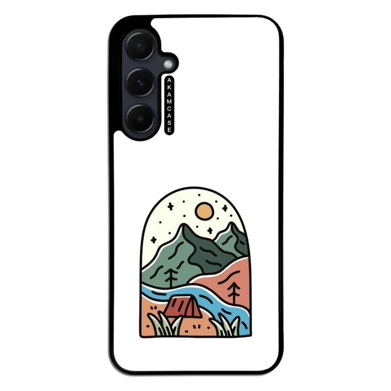 کاور آکام مدل AMC-WSGA55-MOUNTAINS-19 مناسب برای گوشی موبایل سامسونگ Galaxy A55
