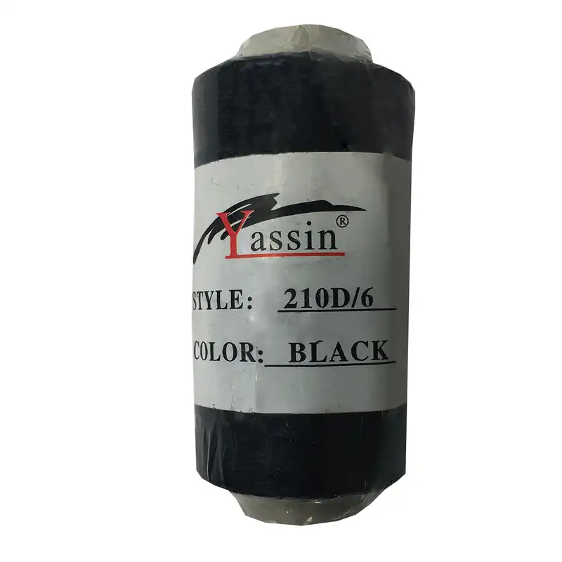 نخ دوخت چرم دوزی یاسین کد 210D/6-Black