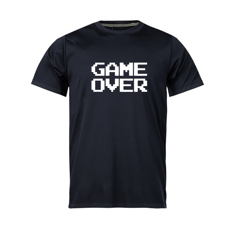 تی شرت آستین کوتاه مردانه مدل game over_N1_0050