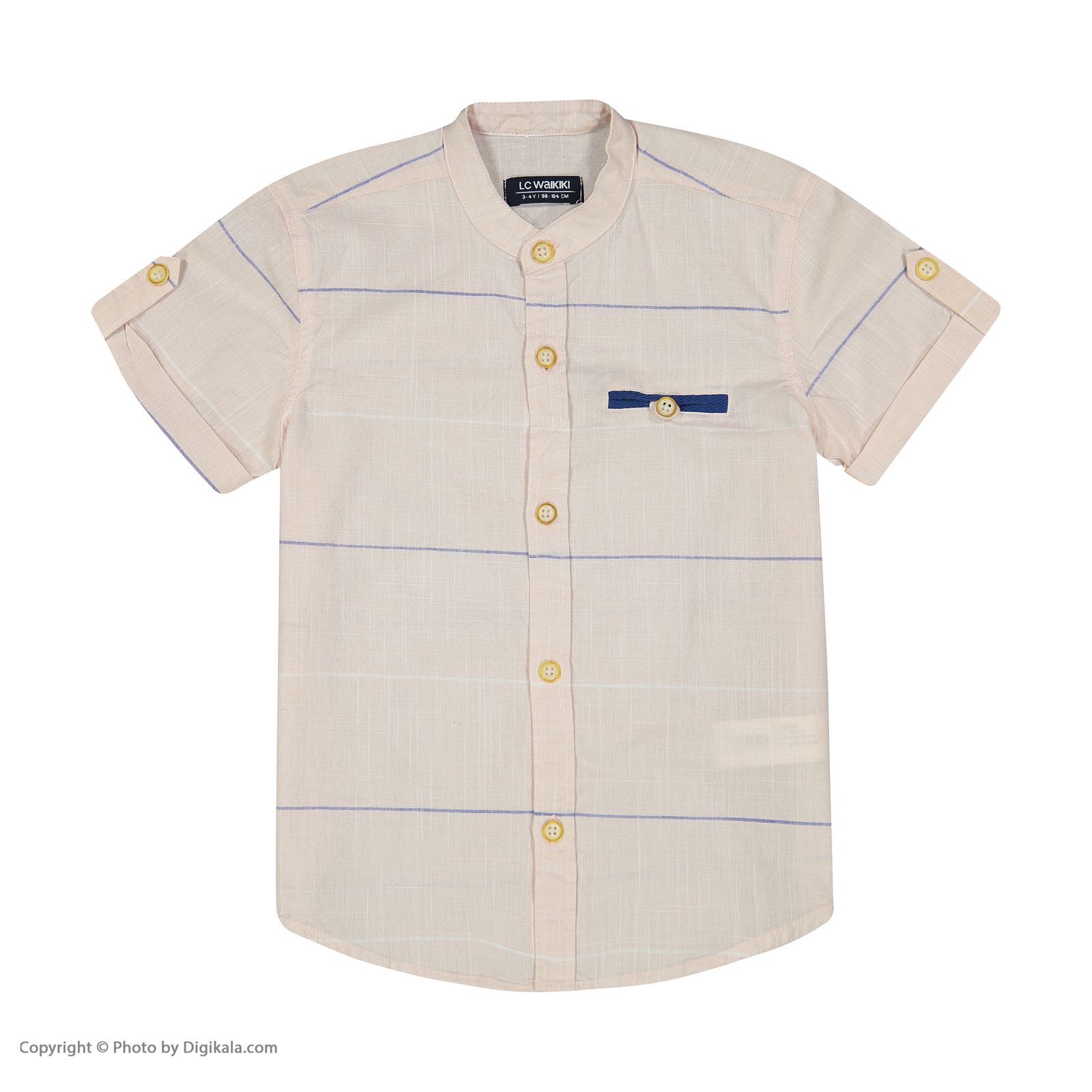 پیراهن پسرانه ال سی وایکیکی مدل 0SN627Z4-LE8-BEIGESTRIPED -  - 2