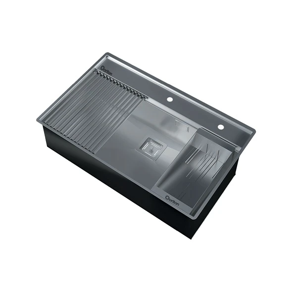 سینک ظرفشویی استیل توکار یک لگنه دریتون مدل D74