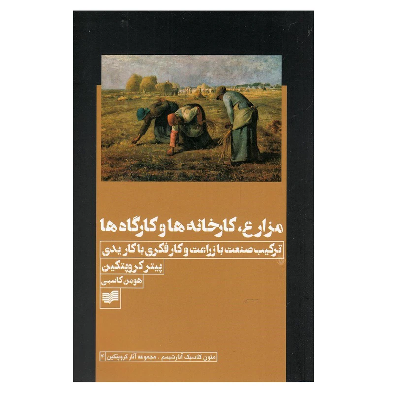 کتاب مزارع کارخانه ها و کارگاه ها اثر پیتر کروپتکین نشر افکار