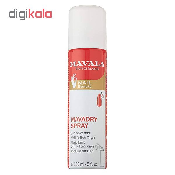 اسپری خشک کننده لاک ماوالا مدل Mavadry حجم 150 میلی لیتر