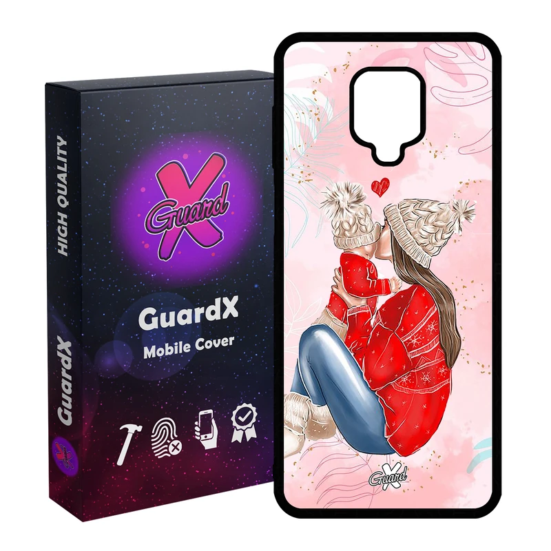 کاور گارد ایکس طرح دختر مدل Glass10335 مناسب برای گوشی موبایل شیائومی Redmi Note 9S / Note 9 Pro / Note 9 Pro Max