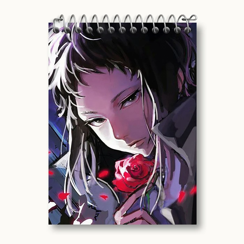 دفتر یادداشت 50 برگ خندالو مدل آکوتاگوا انیمه سگ های ولگرد بانگو کد 15674