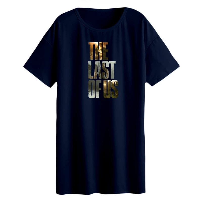 تی شرت لانگ زنانه مدل last of us کد 2