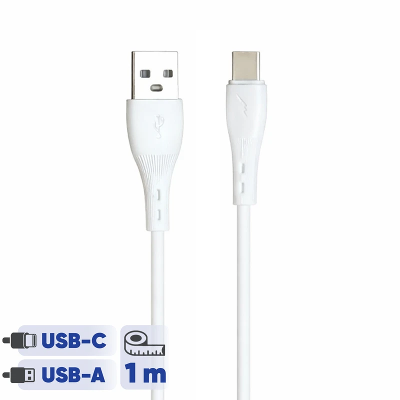 کابل تبدیل USB به USB-C مدل C05 طول 1 متر