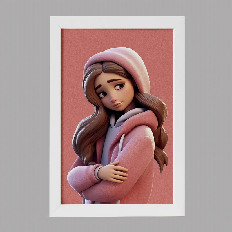 تابلو خندالو مدل دخترانه کد F2572