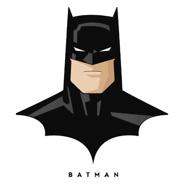 استیکر پارچه و لباس پاد آفرین مدل بتمن Batman کد 460