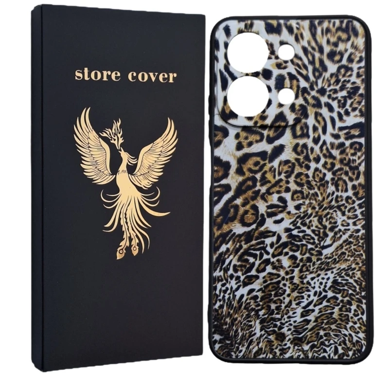 کاور استور کاور طرح پلنگی مدل 15C مناسب برای گوشی موبایل شیائومی Redmi 15C / Poco C85