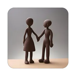 زیر لیوانی کاکتی طرح عاشقانه مدل mp39412