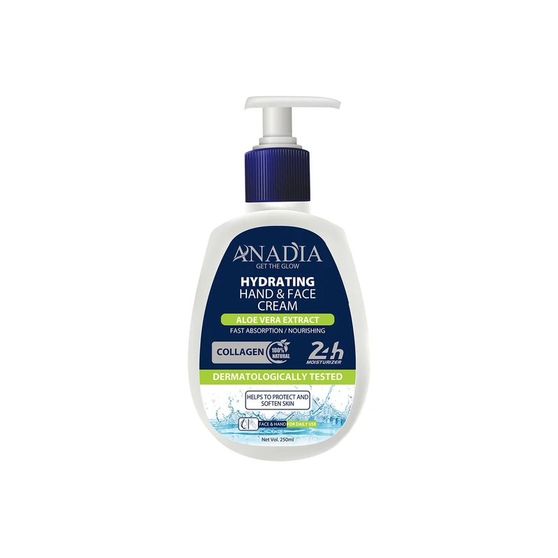 کرم آبرسان انادیا مدل آلوئه ورا حجم 250 میلی لیتر