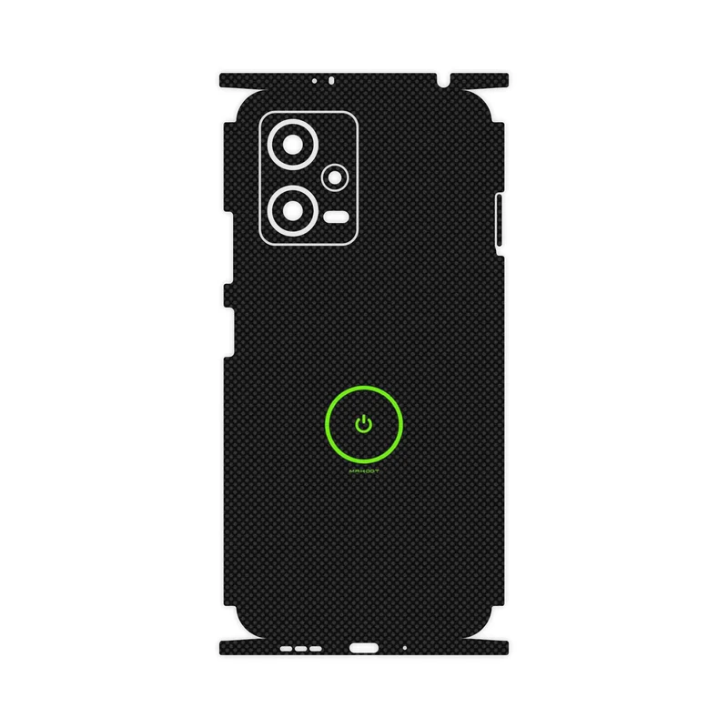 برچسب پوششی ماهوت مدل Minimal Power Button-FullSkin مناسب برای گوشی موبایل شیائومی Redmi Note 12 5G