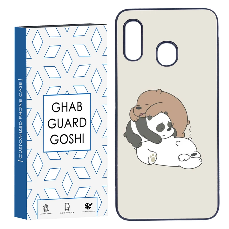 کاور قاب گارد گوشی طرح سه خرس کله پوک کد TPU-274 مناسب برای گوشی موبایل سامسونگ Galaxy A30 / A20