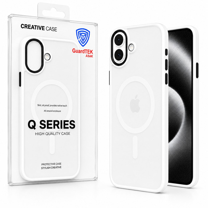 کاور گاردتک اساک مدل QMag مناسب برای گوشی موبایل اپل iPhone 17