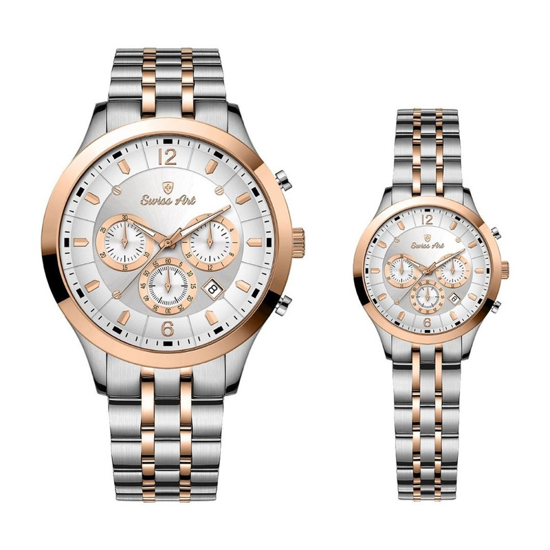 ست ساعت مچی عقربه‌ای سوئیس آرت مدل 620007/8-06