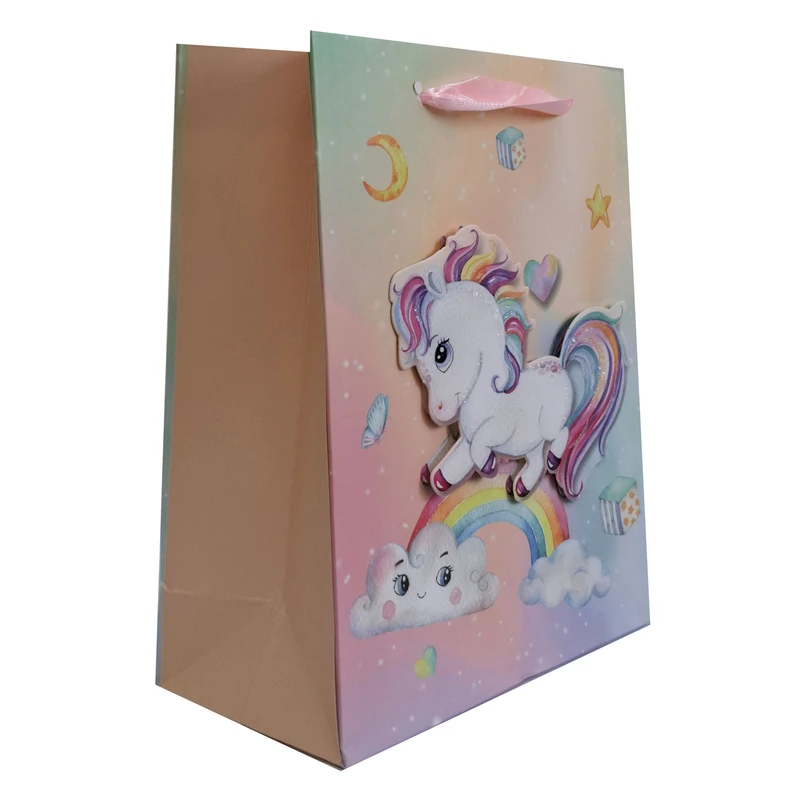 ساک هدیه مدل اسب تک شاخ و آسمان کد WB-318