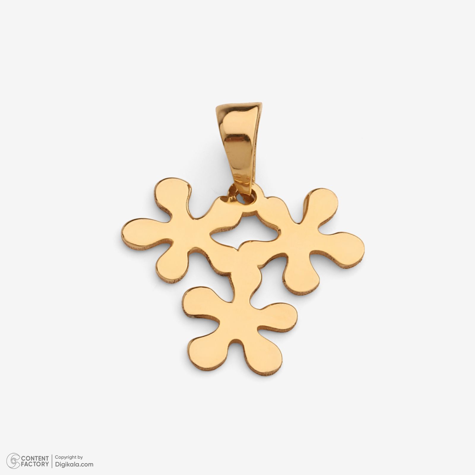 نیم ست طلا 18 عیار زنانه سایا گلد مدل گل دریایی ns12 -  - 7