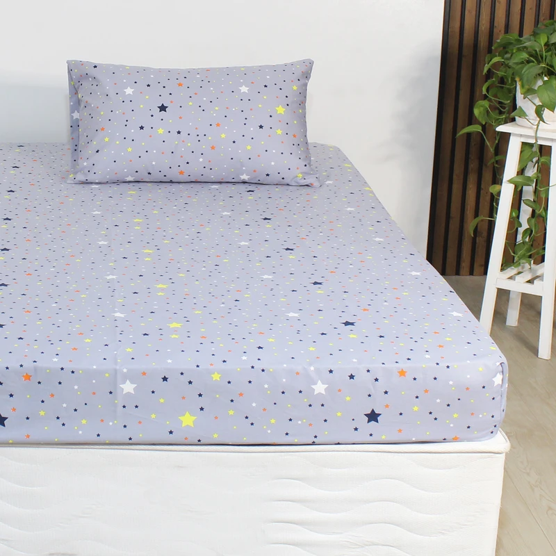 سرویس ملحفه بومرنگ مدل Star3Z-120 یکنفره 2 تکه