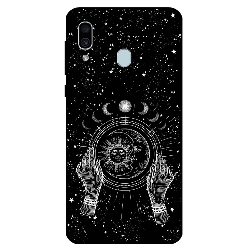 کاور مگافون طرح ماه و خورشید مدل 1892 مناسب برای گوشی موبایل سامسونگ Galaxy A20 / A30 / M10 S 