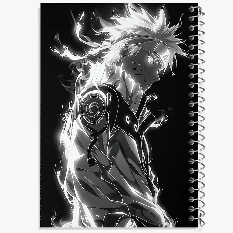 دفتر ژورنال نویسی 50 برگ خندالو مدل نقطه ای طرح انیمه ناروتو (Naruto) کد F5618