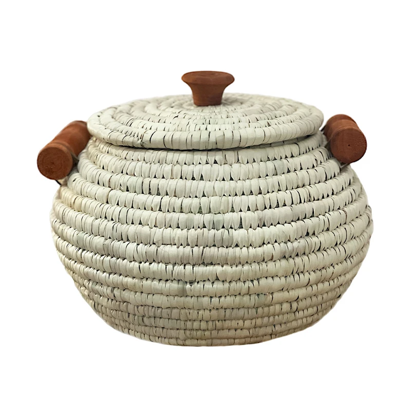 سطل حصیری مدل خمره ای