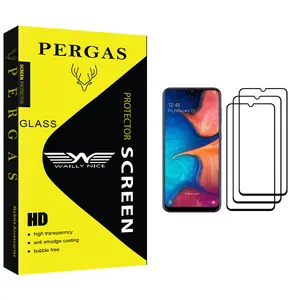 Waily Nice Pergas Glass Screen Protector For Samsung Galaxy A20 Pack Of 3