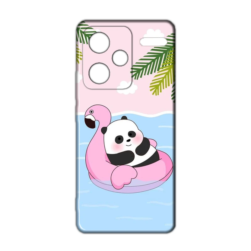 کاور مدل پاندا کد 136 مناسب برای گوشی موبایل شیائومی Redmi Note 13 Pro Plus