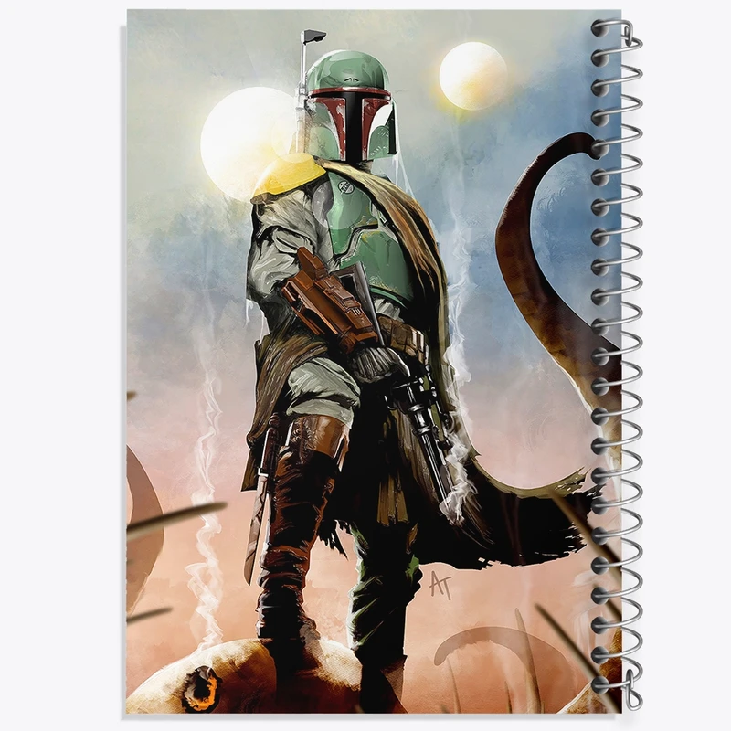 دفتر مشق 100 برگ خندالو طرح جنگ ستارگان (Star Wars) کد F1135