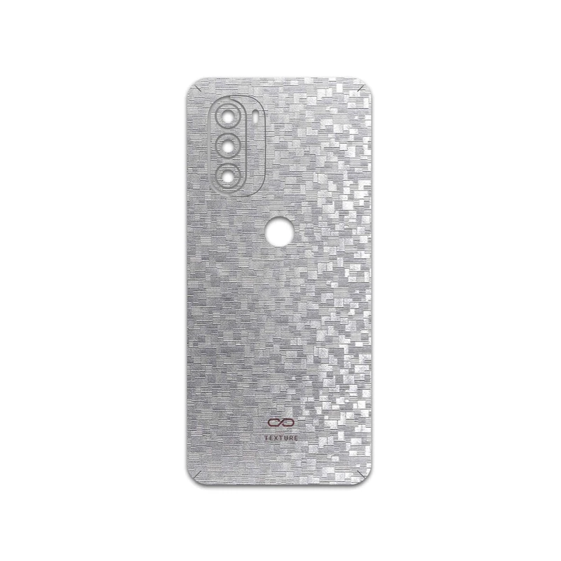 برچسب پوششی ماهوت مدل Silver-Silicon مناسب برای گوشی موبایل موتورولا Moto G51 5G