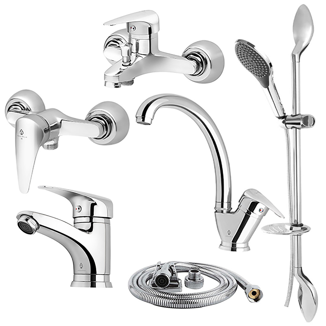 ست شیرآلات آکوا ریس مدل قهرمان نایت 2024 مجموعه 6 عددی ست شیرآلات آکوا ریس مدل قهرمان نایت 2024 مجموعه 6 عددی