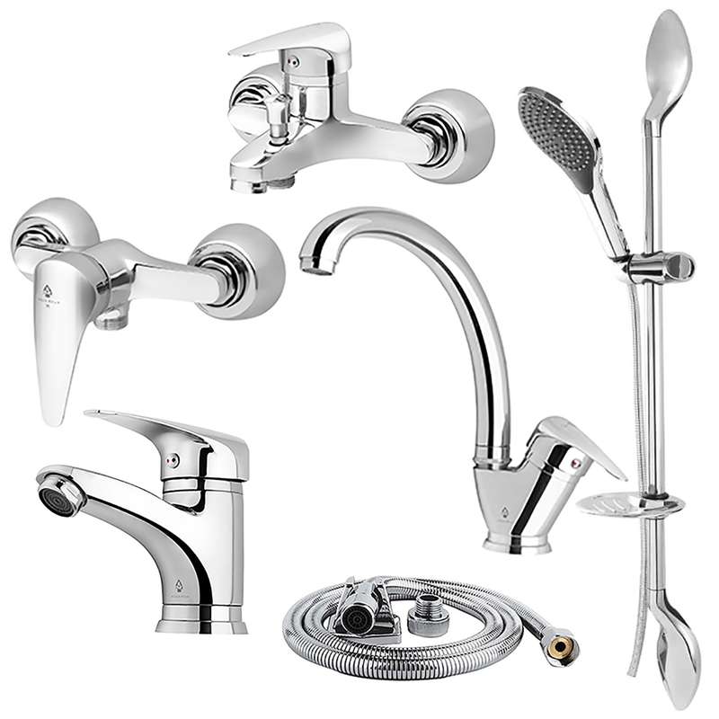 ست شیرآلات آکوا ریس مدل قهرمان نایت 2024 مجموعه 6 عددی ست شیرآلات آکوا ریس مدل قهرمان نایت 2024 مجموعه 6 عددی