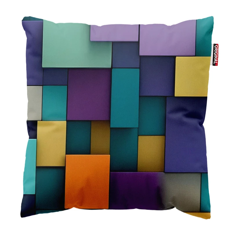  کوسن پاد آفرین طرح هندسی مدرن کد 3082 سایز 30*30 سانتی متر