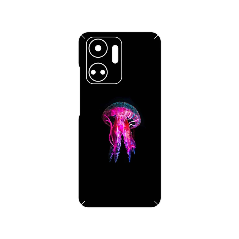 برچسب پوششی ماهوت مدل jellyfish مناسب برای گوشی موبایل آنر X7a