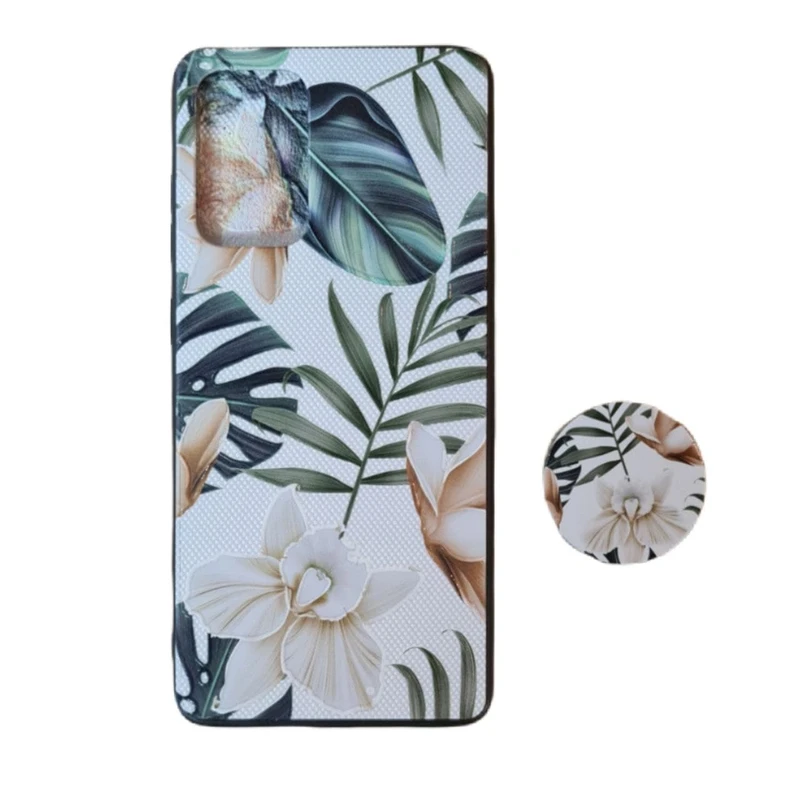 کاور طرح هاوایی کد707مناسب برای گوشی موبایل سامسونگ Galaxy A72 به همراه پاپ سوکت