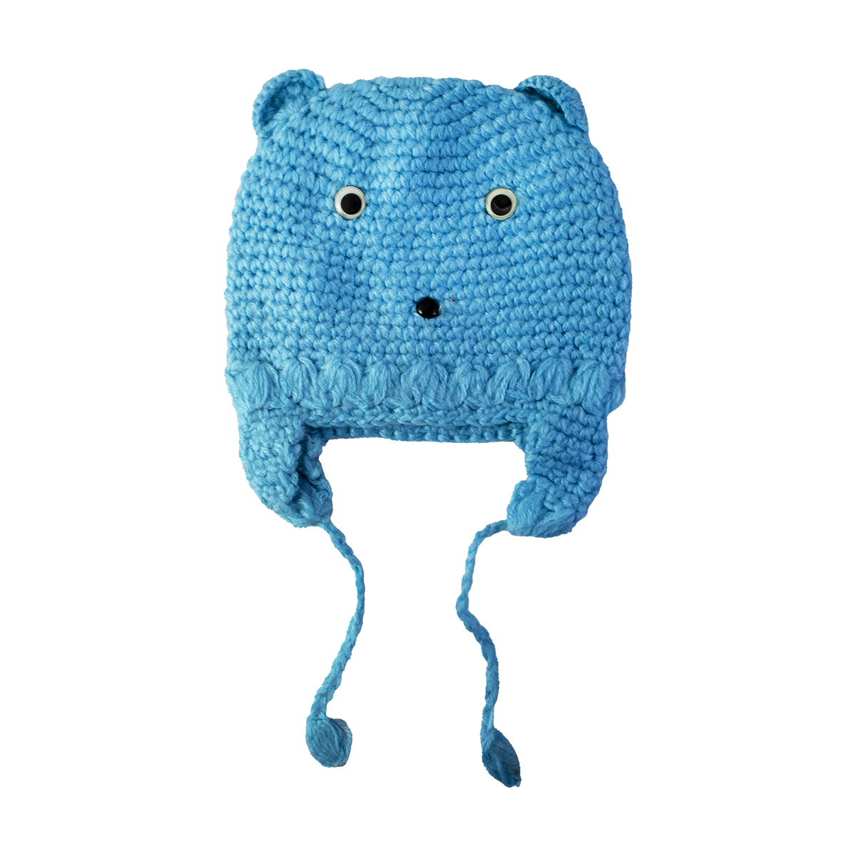 کلاه بافتنی نوزادی طرح خرس مدل 140
