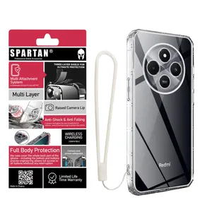 Spartan Airbag Four-Sided Strap Cover for Xiaomi Redmi 14C / Redmi 14R / Poco C75